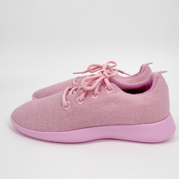Allbirds Girls Smallbirds Wool Runner Sneakers Pink Shoes Kids - Picture 7 of 12